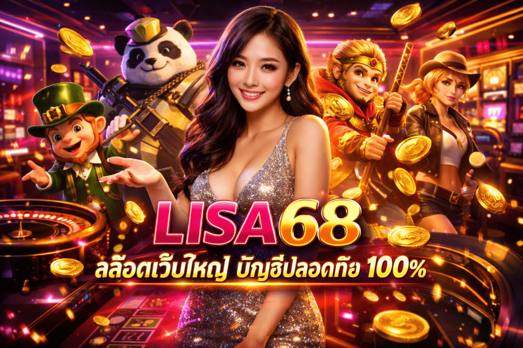 สล็อตเว็บใหญ่ LISA68 บัญชีปลอดภัย 100% ความน่าเชื่อถือสูง