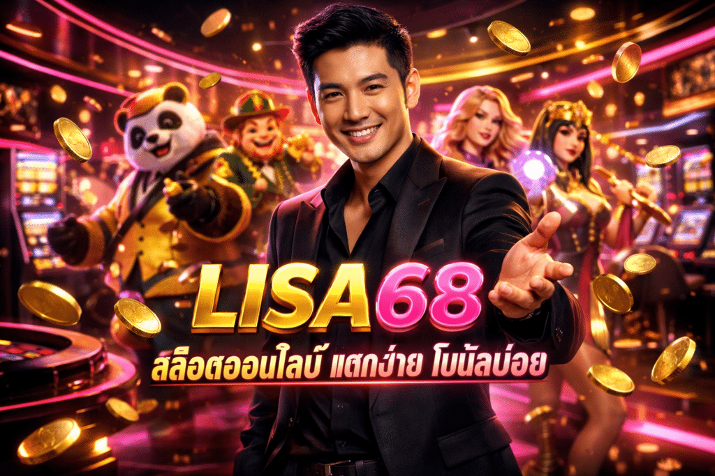LISA68 สล็อตออนไลน์ แตกง่าย โบนัสบ่อย มีแต่เกมดังเล่นง่าย